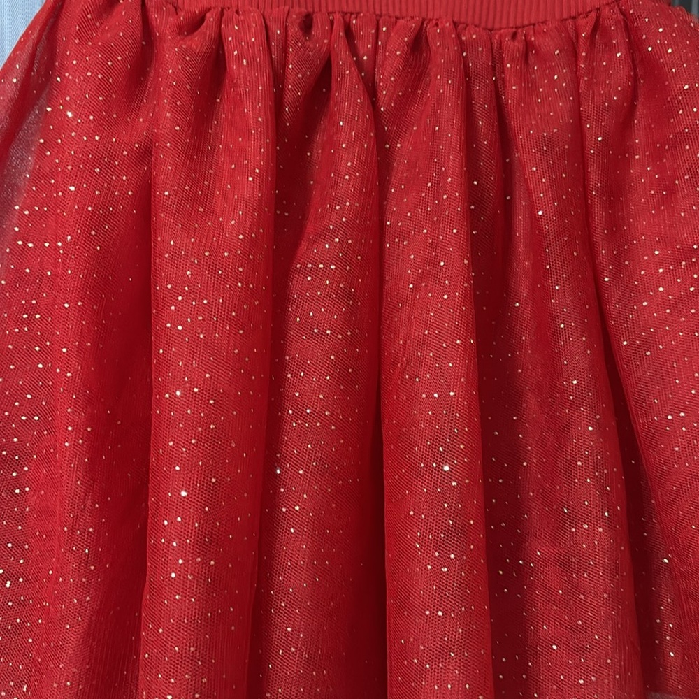 Gorgeous red and golds formal Christmas dress! - Picture 3 of 5